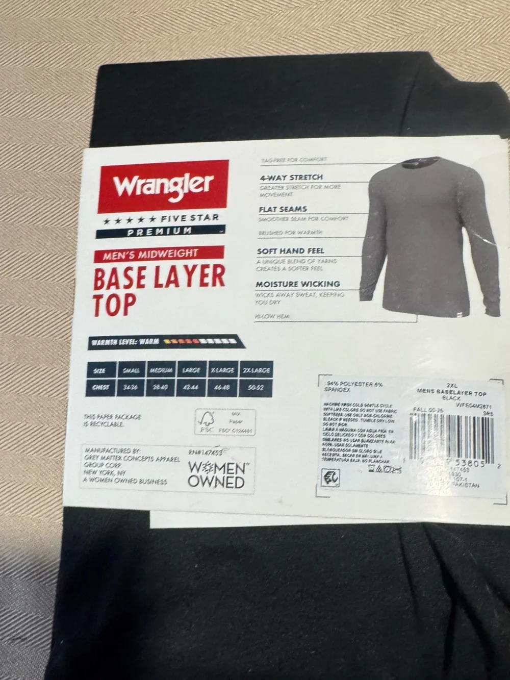 Wrangler midweight base